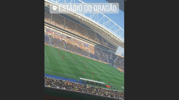 Neymar assiste à jogo da seleção brasileira - Reprodução/Instagram - Reprodução/Instagram