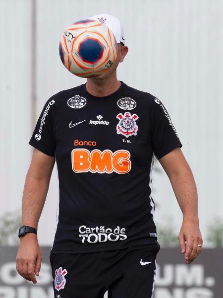 Tiago Nunes em treino do Corinthians - Daniel Augusto Jr./Agência Corinthians