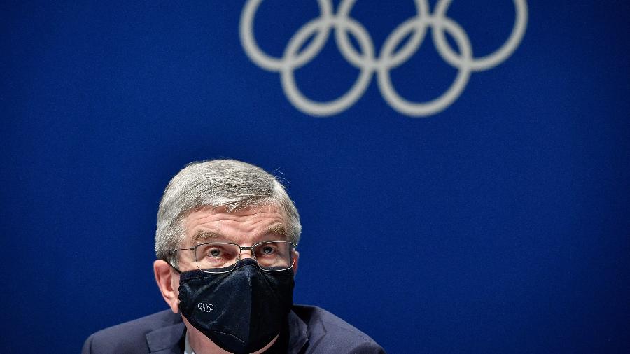 Thomas Bach, presidente do Comitê Olímpico Internacional (COI) - Fabrice COFFRINI / AFP