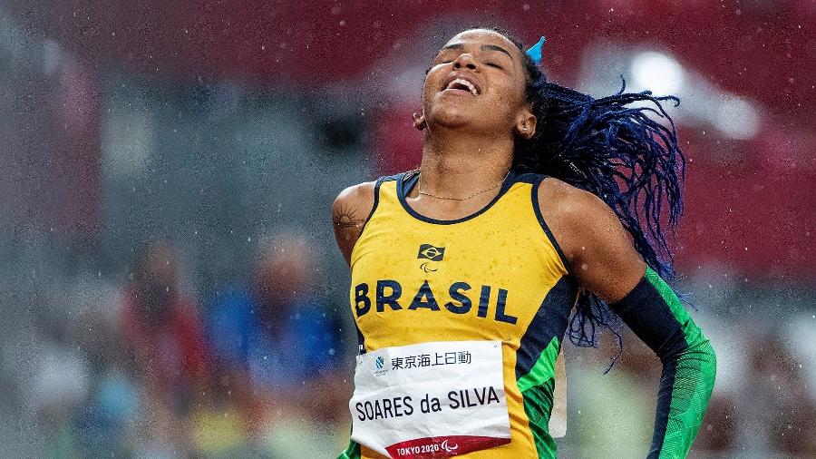 Rayane Soares disputando as eliminatórias dos 400m T13 - Ale Cabral/CPB