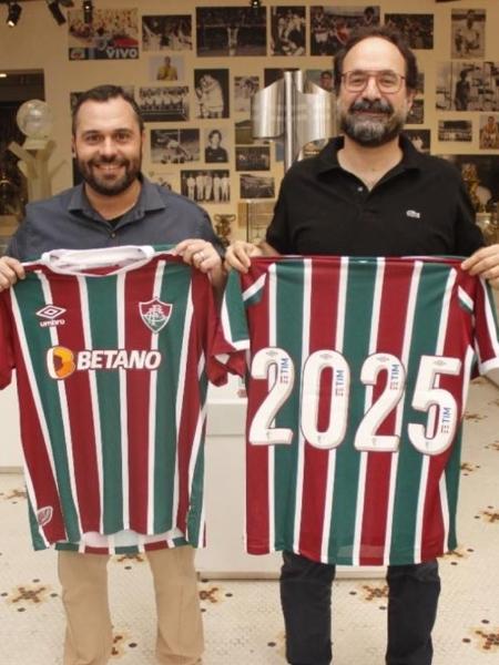 Fluminense anuncia renovação de contrato com a Betano