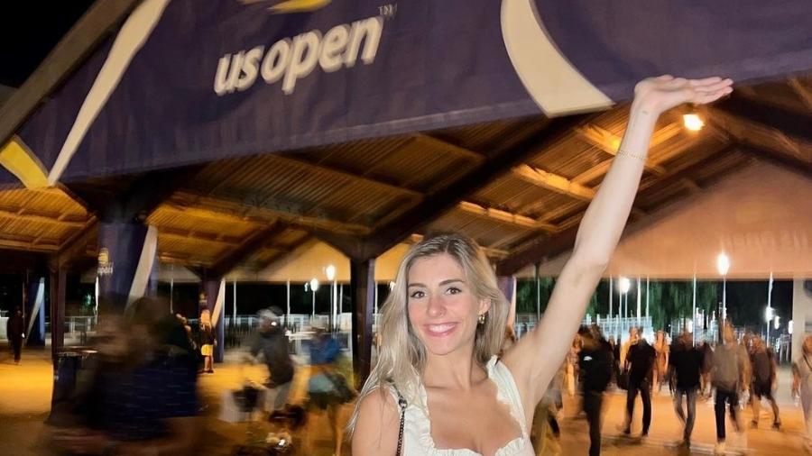 Megan Lucky ganhou fama no US Open ao virar copo de cerveja - Reprodução/Instagram