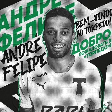André Balada foi anunciado pelo Torpedo Moscou, da Rússia - Divugação/Torpedo Moscou