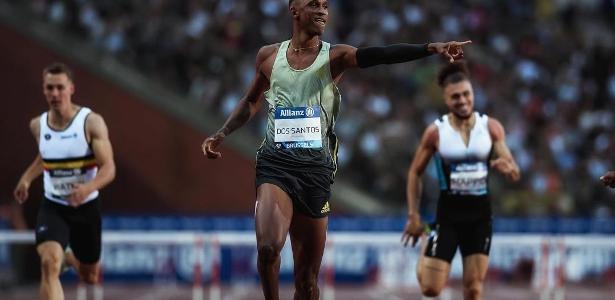 Alison dos Santos conquistou o bronze na Diamond League Sinésia