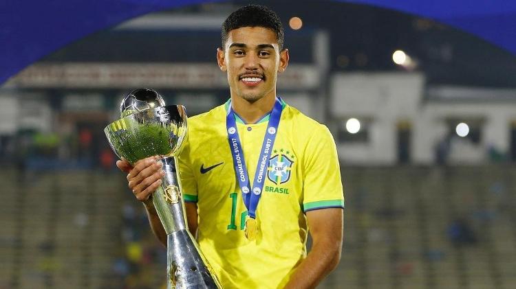 Riquelme Fillipi conquistou o Sul-Americano Sub-17 pela seleção brasileira no ano passado