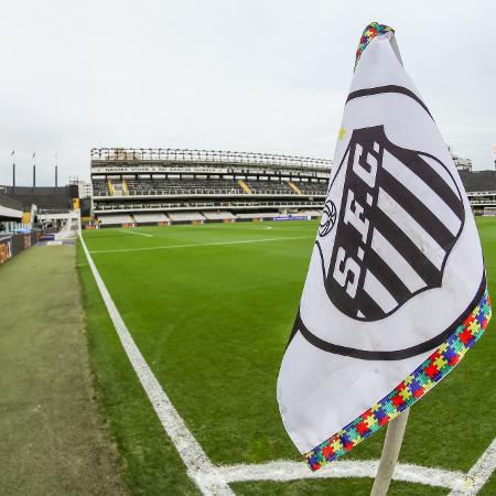 Vila Belmiro antes da partida Santos x Mirassol pela Série B - Marco Miatelo/AGIF