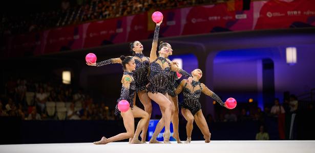 Brasil é bronze no Mundial de ginástica rítmica e garante vaga olímpica