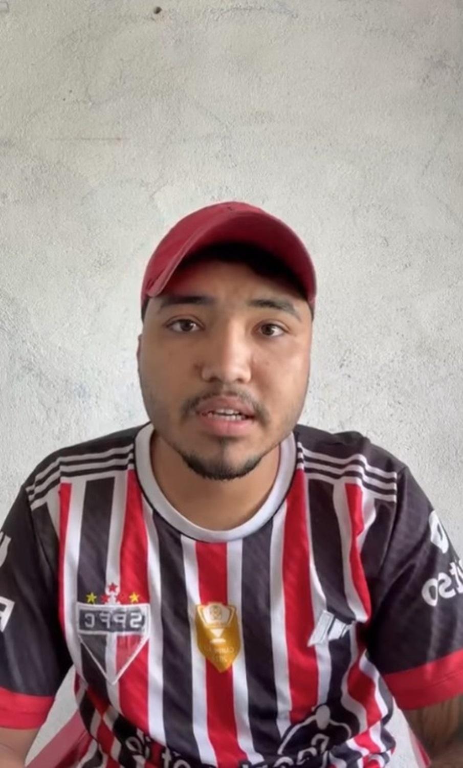 Erick Japa, torcedor do São Paulo agredido no Morumbis - undefined
