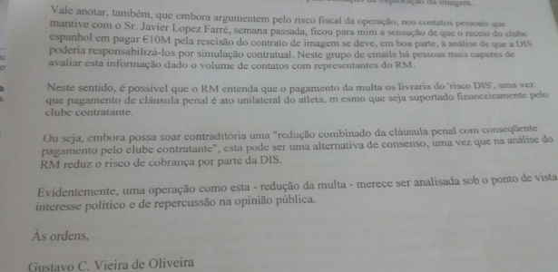 Consultoria jurídica contratada pelo Santos analisou riscos de DIS descobrir determinada proposta de negociação com o Real Madrid - Reprodução - Reprodução