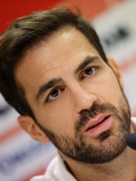 Fabregas foi apresentado como reforço do Monaco em janeiro - VALERY HACHE / AFP