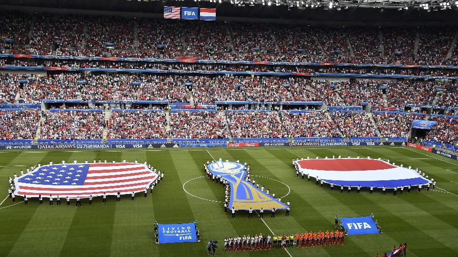 Estados Unidos e Holanda se enfrentaram na final da Copa do Mundo feminina em 2019 - Xinhua/Chen Yichen
