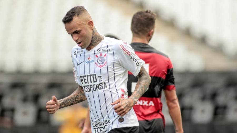 Luan em ação pelo Corinthians, na Arena Itaquera, antes da paralisação por conta da pandemia do coronavírus - Rodrigo Coca/Ag. Corinthians