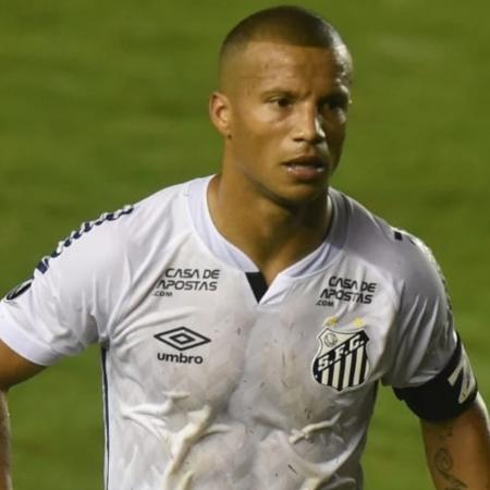 Sánchez durante jogo entre Santos e Olimpia (PAR) - Ivan Storti/Santos FC