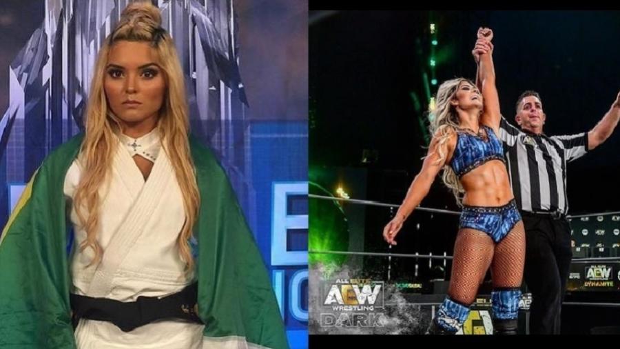 Tay Conti é faixa preta de judô e agora se aventura no wrestling - Reprodução/Instagram