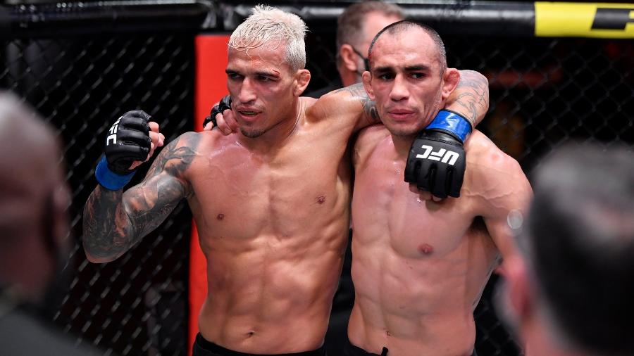 O brasileiro Charles "Do Bronx" venceu o americano Tony Ferguson recentemente - Divulgação/UFC