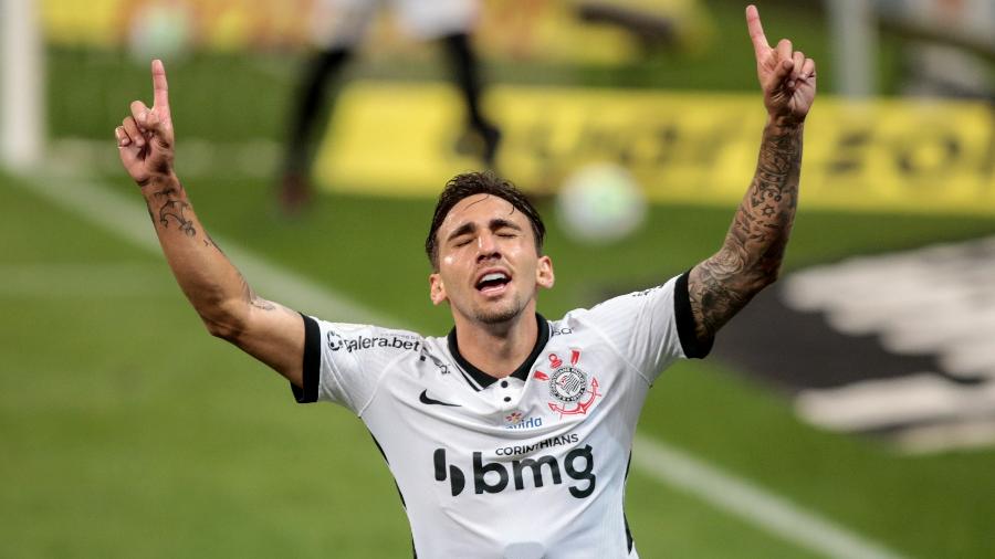Gustavo Mosquito comemora gol marcado pelo Corinthians contra o Sport - Marcello Zambrana/AGIF