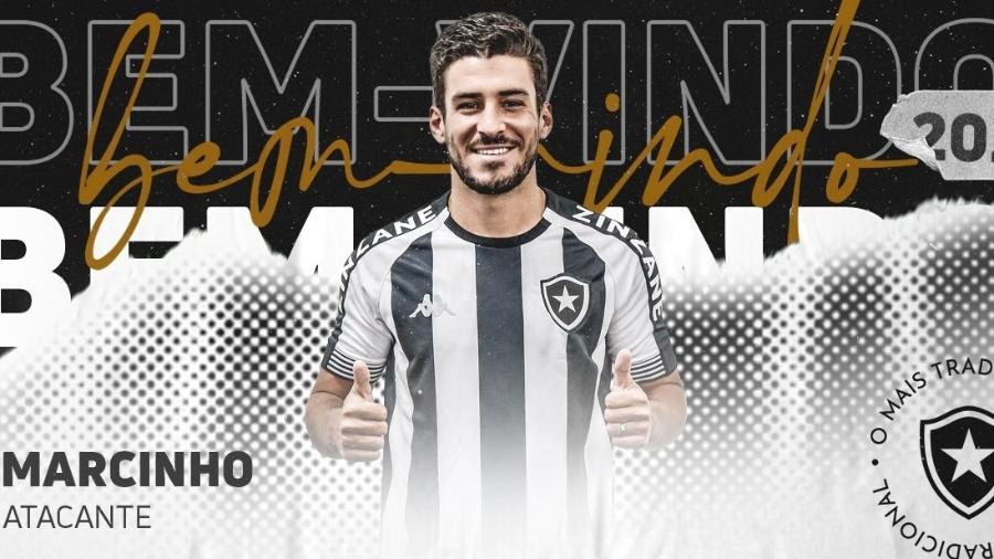 Botafogo anuncia a contratação de Marcinho, que estava no Cuiabá  - Reprodução/Twitter