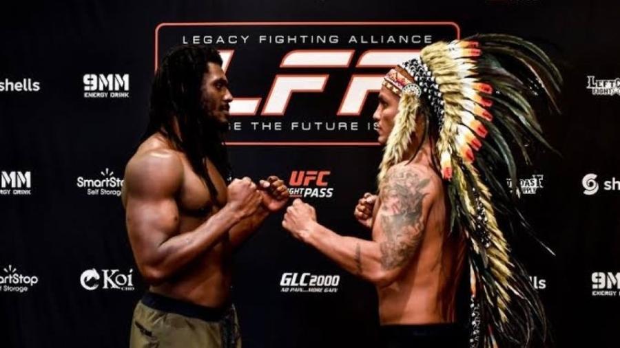 Lutador de MMA Renato Valente (direita) - Divulgação/LFA