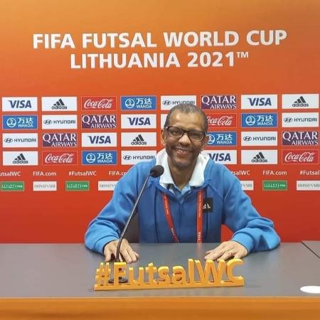 Ailton Prado na Copa do Mundo de Futsal em 2021