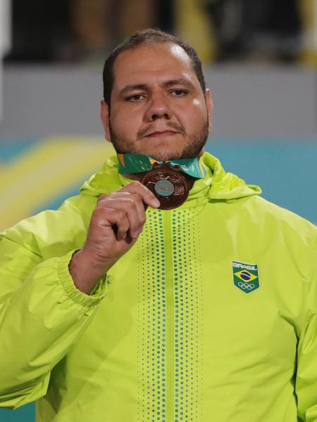 Rafael Silva, do judô, foi bronze no Pan de Santiago 2023 na categoria +100kg