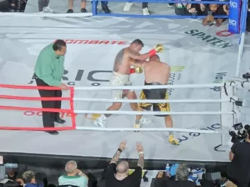 Popó vence argentino casca grossa em luta de 5 rounds, quedas e provocações