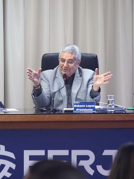 Rubens Lopes, presidente da Ferj