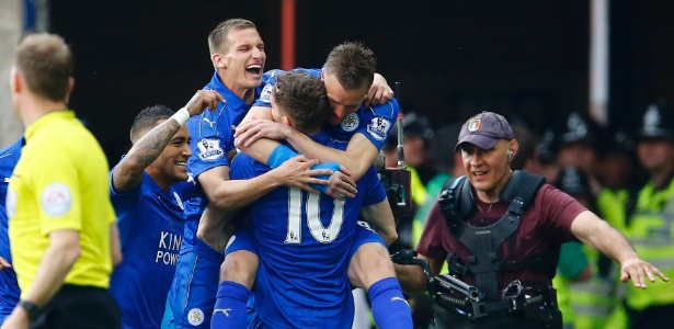 Atual campeão inglês, Leicester vai estrear na principal competição da Europa - Darren Staples/Reuters