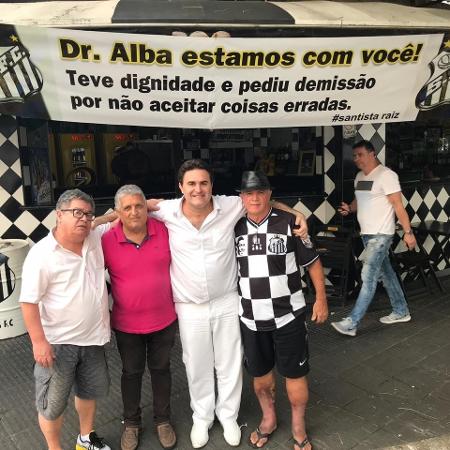 Carlos Alba, médico do Santos - Reprodução - Reprodução