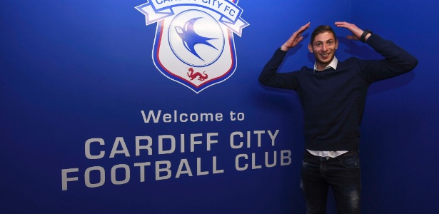 Emiliano Sala foi anunciado pelo Cardiff no último dia 19 de janeiro - Cardiff City FC/Getty Images