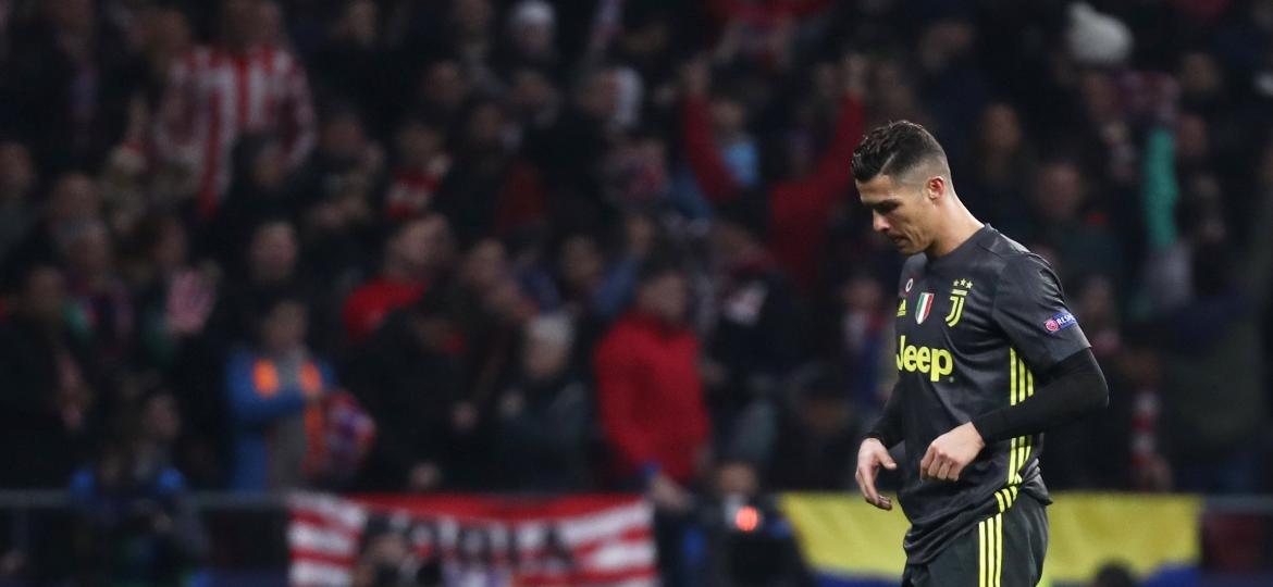 Cristiano Ronaldo, durante partida entre Juventus e Atlético de Madri - REUTERS/Sergio Perez