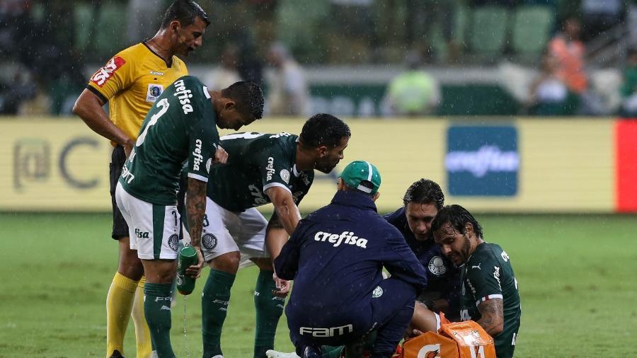 Ricardo Goulart se lesionou no primeiro jogo do Palmeiras no Campeonato Brasileiro - Cesar Greco/Ag. Palmeiras/Divulgação