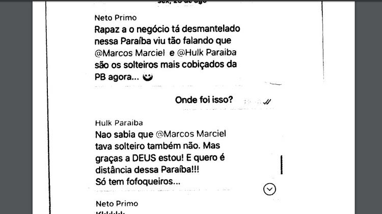 Conversa entre Hulk e sócios - Reprodução