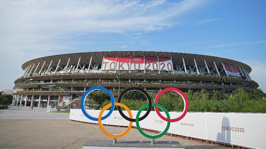 Estádio Olímpico de Tóquio, onde 10 mil VIPs terão acesso na cerimônia de abertura - Michael Kappeler/picture alliance via Getty Images