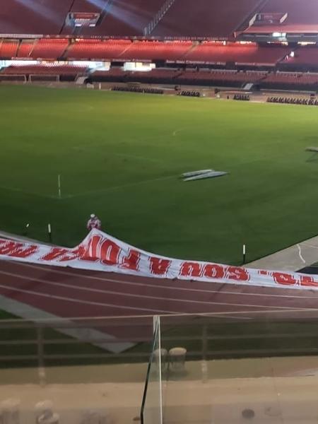 Estádio do Morumbi após a vitória do São Paulo em cima do Corinthians - Brunno Carvalho/UOL