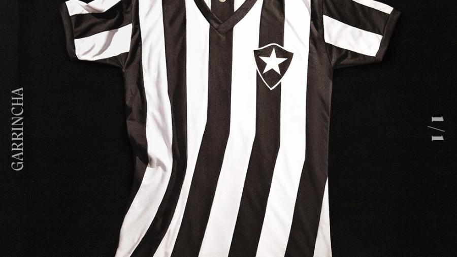 A nova camisa do Botafogo, com as listras tortas - Divulgação