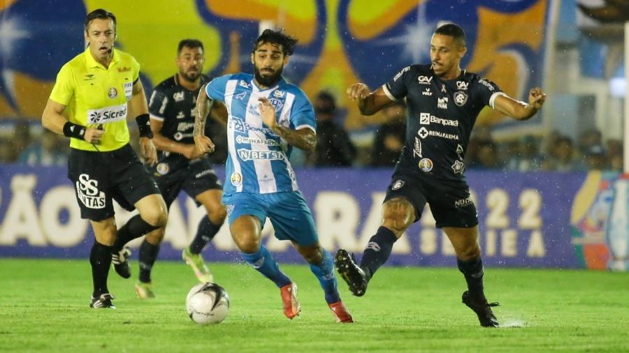 Paysandu e Remo fizeram a final do Campeonato Paraense deste ano; o título ficou com o Leão Azul - Fernando Torres/AGIF
