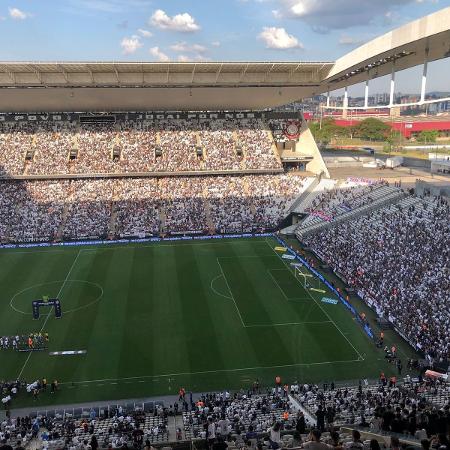  A Neo Química Arena em dia de jogo do Corinthians contra o Fortaleza  - Nathalia Costa / UOL