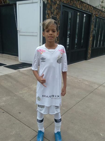  Willamys Neymar, atacante do sub-11 do Santos - Arquivo Pessoal