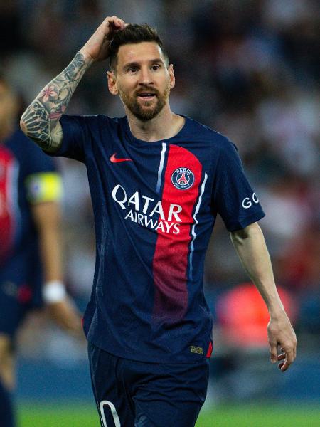 Lionel Messi durante sua última partida no PSG - Anadolu Agency/Anadolu Agency via Getty Images