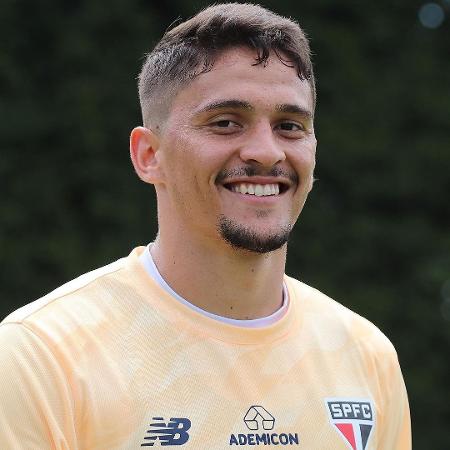 Pablo Maia durante treino de pré-temporada do São Paulo