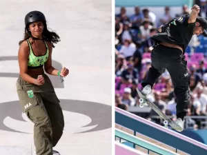 Por que as mulheres usaram capacete no skate e os homens não?