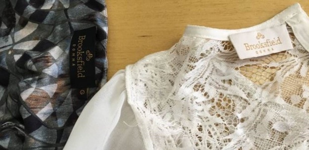 Foram encontradas roupas com a etiqueta da marca Brooksfield Donna - BBC - BBC