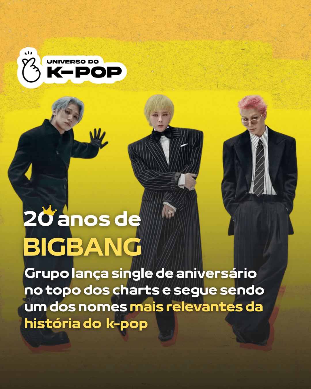 Idol dos idols: BIGBANG completa 20 anos de estrada como ícone do