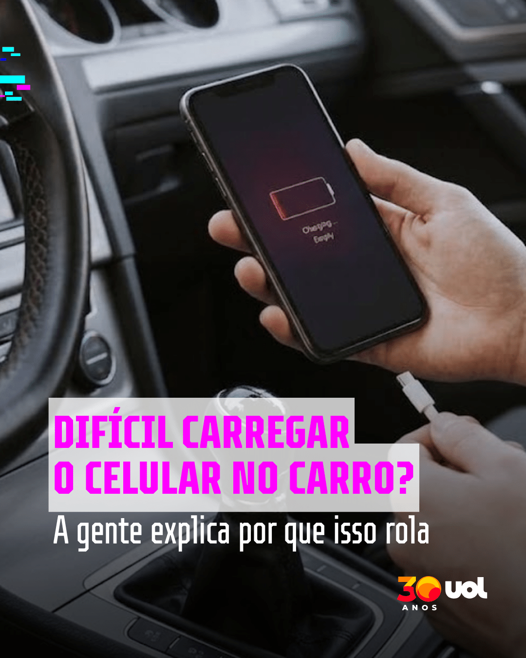 Carregar o celular no carro: entenda por que é tão difícil