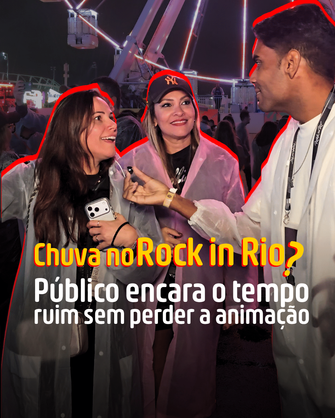 Pop com capa de chuva: Dá pra curtir o Rock in Rio com aguaceiro? - undefined