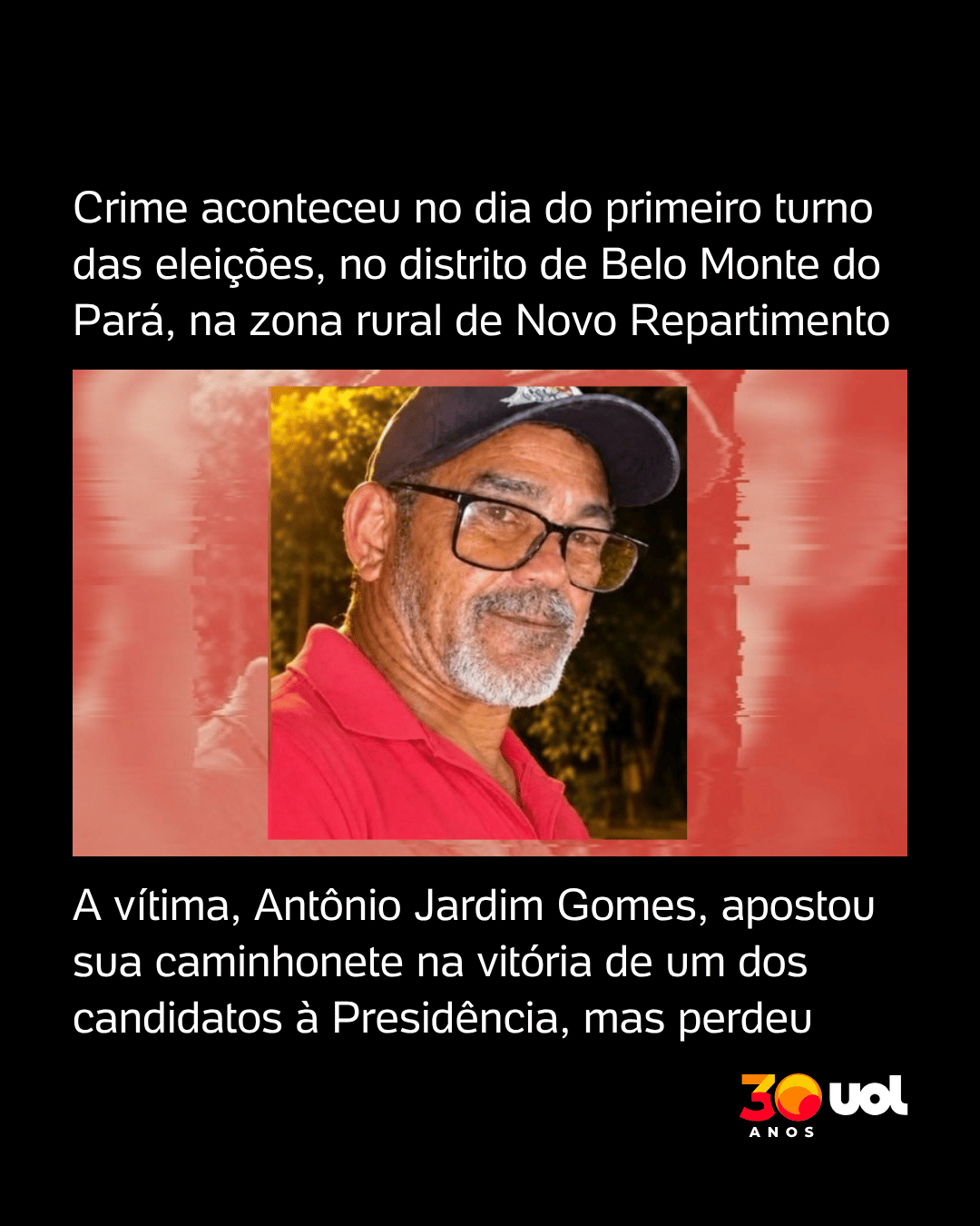 Homem é morto a tiros no Pará após perder aposta sobre eleições - undefined