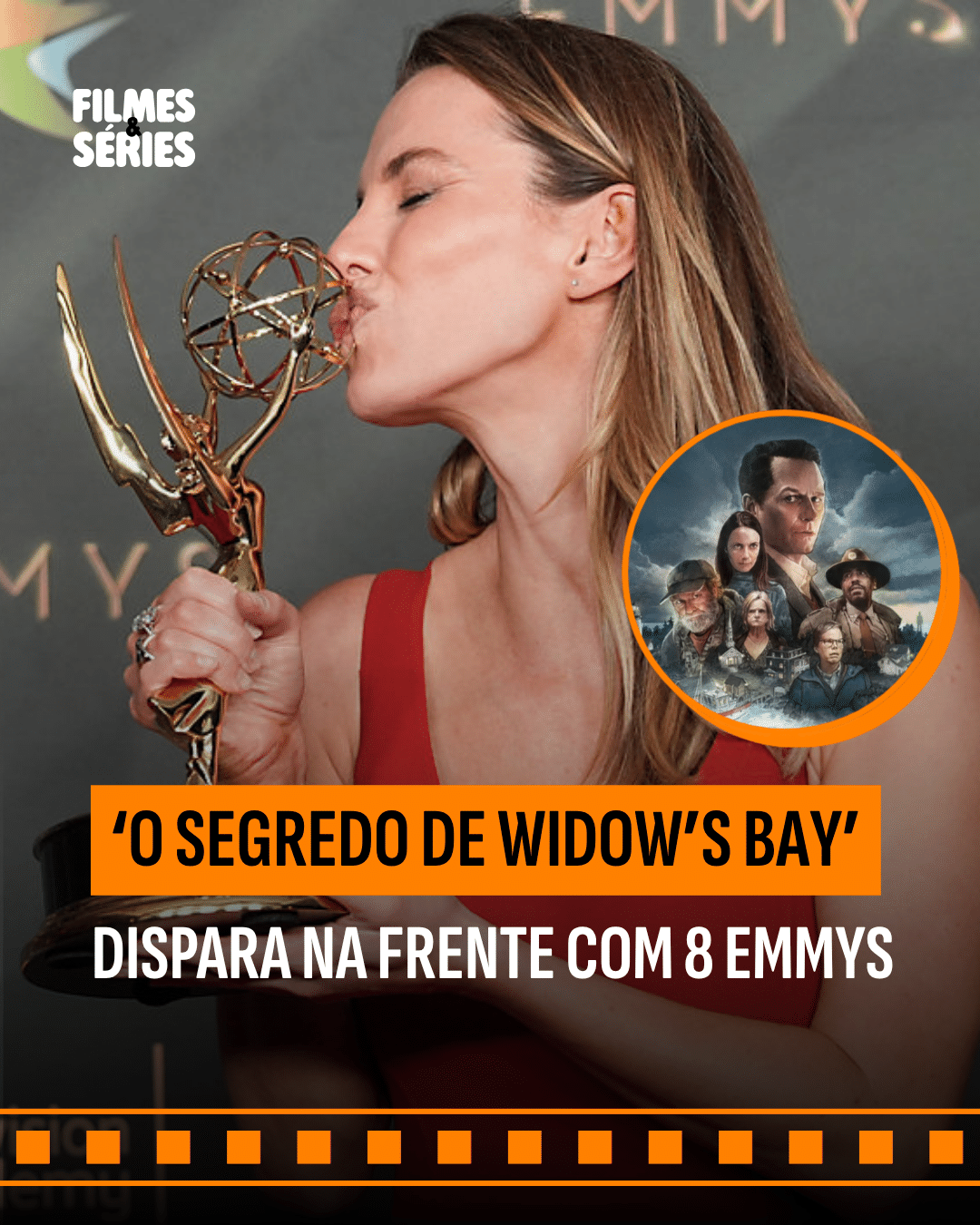 ?O SEGREDO DE WIDOW?S BAY? dispara na frente com 8 Emmys