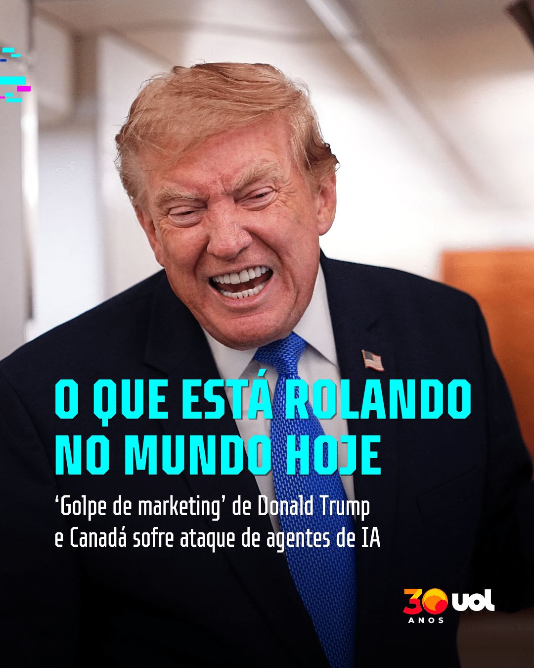 O que tá rolando hoje: golpe de marketing de Trump e a invasão ao Canadá