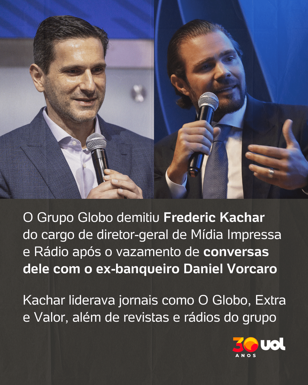 Grupo Globo demite diretor-geral após vazamento de conversas com Vorcaro - undefined