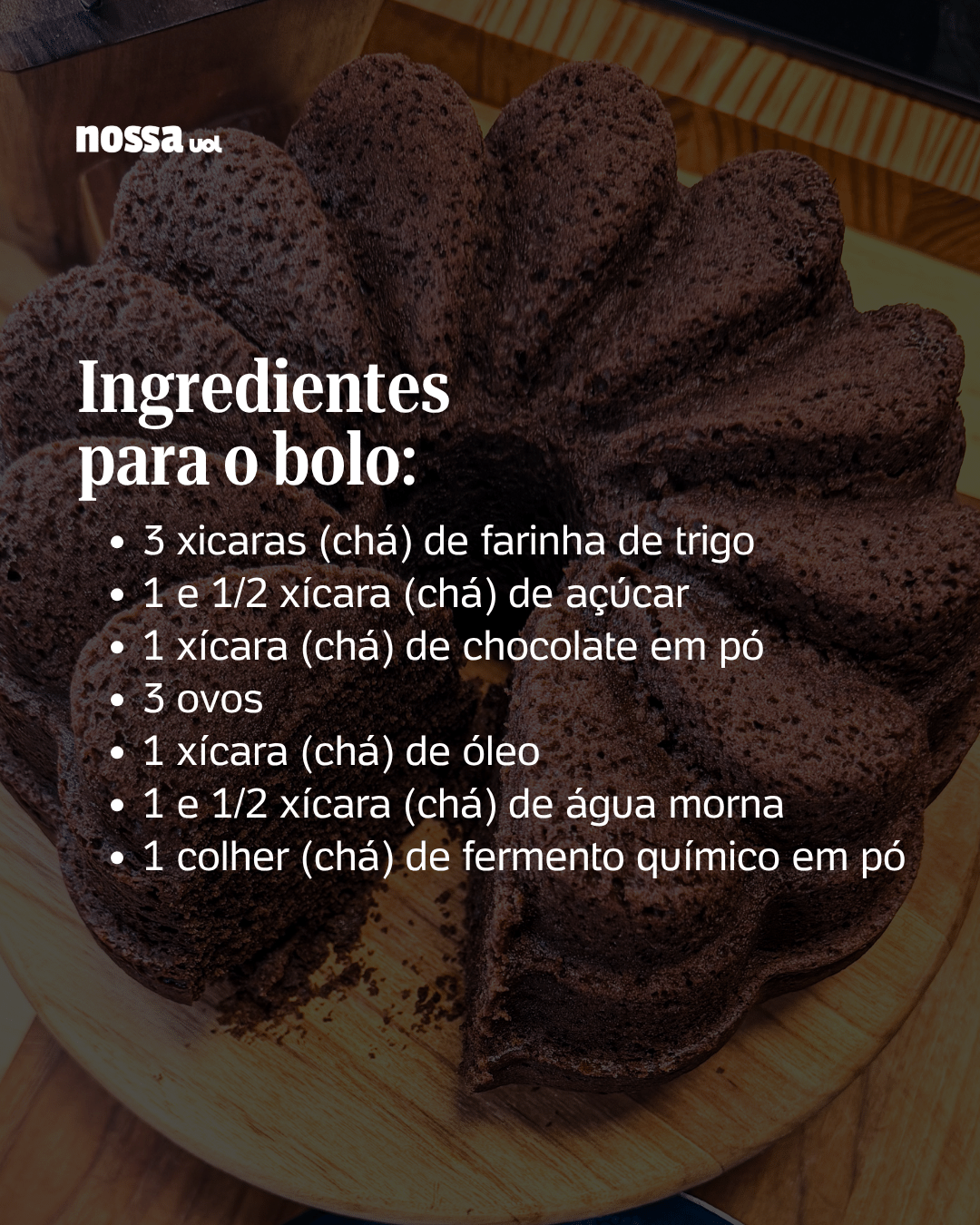 Receita Bolo Peteleco  - undefined